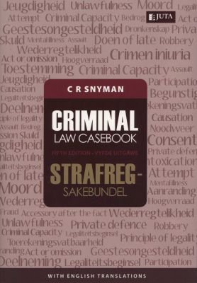Criminal Law Casebook / Strafregsakebundel Image