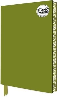 Sage Green Blank Artisan Notebook (Flame Tree Journals) Image