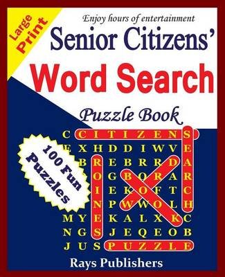 Senior Citizens' Word Search Puzzle Book Image