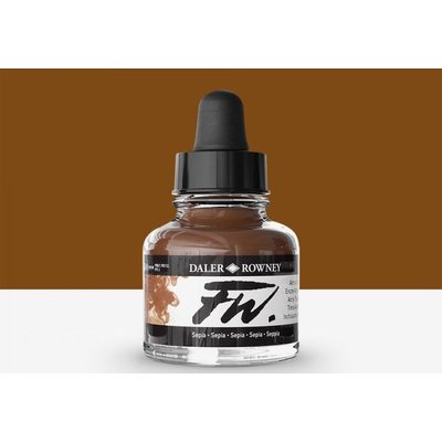 DR. FW. Acrylic Ink - 251 Sepia (29.5ml Bottle) Image