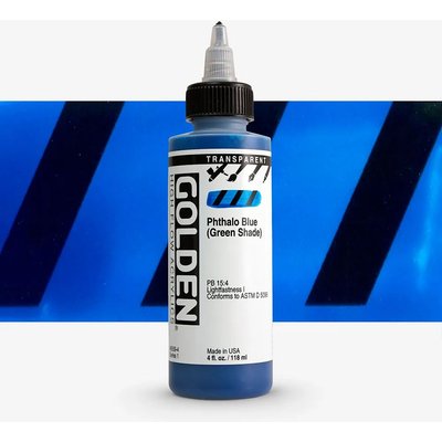Golden Acrylic High Flow - Trans. Phthalo Blue Gs (119ml) Image