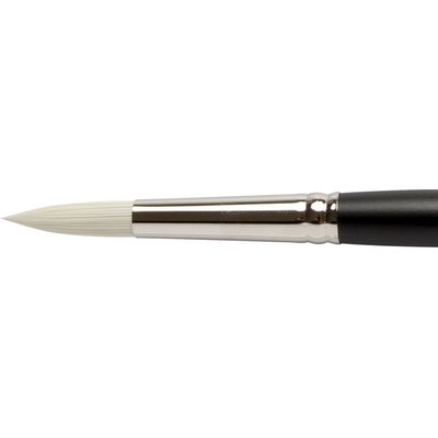 Jackson's Akoya Round No. 8 White Synthetic Bristle Hair Brush Image