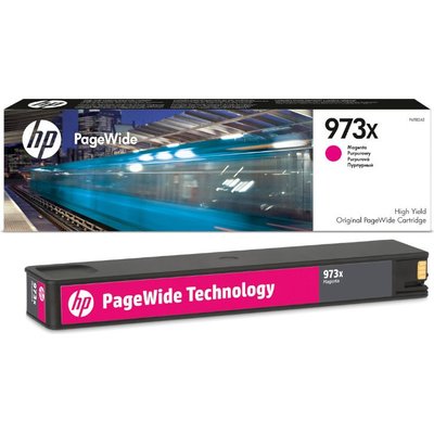 HP 973X Original High Yield PageWide Cartridge (Magenta) Image