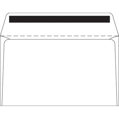 Merpak C6-Banker White Gummed Flap Envelopes (500 Pack) Image