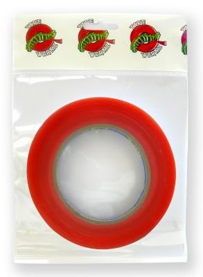 Tape Wormz Double Sided High Tack Tape (Red)(6mm x 25m) Image