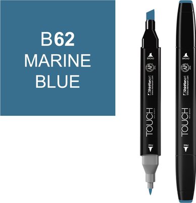 Shin Han Touch Twin Marker Pen (Marine Blue)(B62) Image
