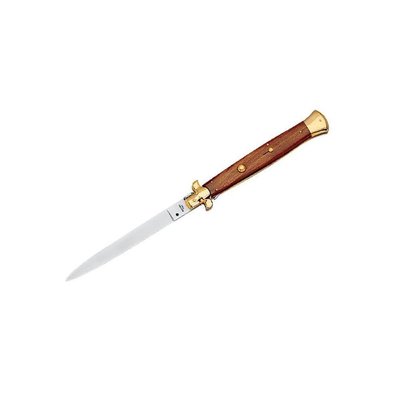 Fox 250/28po Stiletto Automatic Knife Ziricote Wood Handle Image