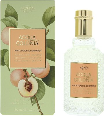 4711 Acqua Colonia White Peach & Coriander Eau de Cologne (50ml) Image