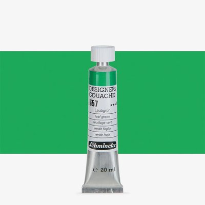 Schmincke Designers Gouache Paint - Leaf Green 557 (20ml) Image