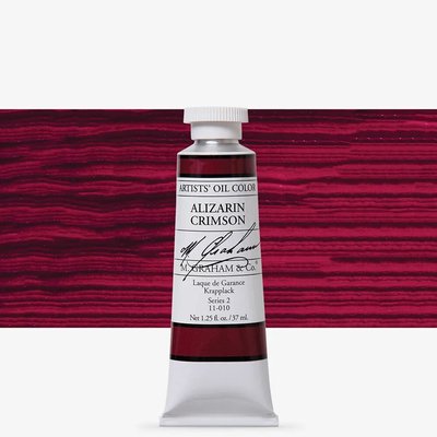 M. Graham Artist' Oil Paint - Alizarin Crimson (37 ml) Image