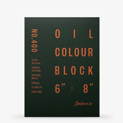 Jackson's Oil Paper Block (230gsm)(15 Sheets)(15x20cm) Image