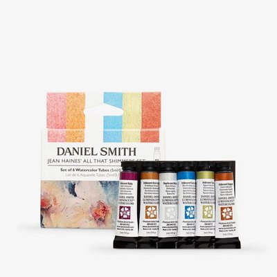 Daniel Smith Jean Haines' "All That Shimmers" Watercolour Paint Set (5ml)(Set of 6) Image