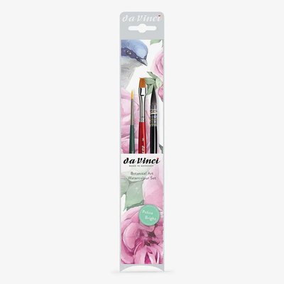 Da Vinci 4216 Botanical Art Watercolour Brush Set (Set of 3) Image