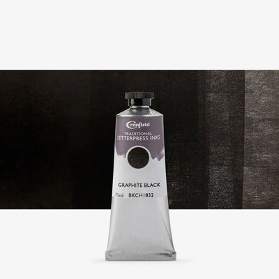 Cranfield Traditional Letterpress Ink - Graphite Black (75ml) Image