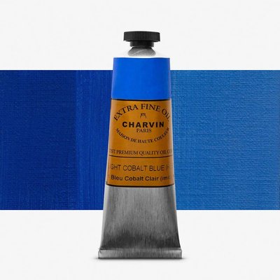 Charvin Artist Oil Paint - Light Cobalt Blue Hue (60 ml) Image