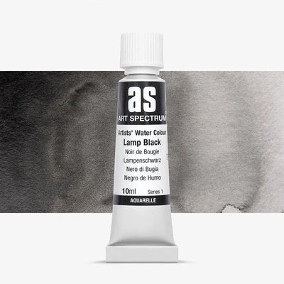 Art Spectrum Watercolour Paint - Lamp Black (10 ml) Image