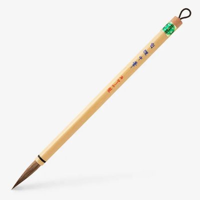 Akashiya Thick Natural Calligraphy Brush - Shirodanukichuhitsu (PM100) Image