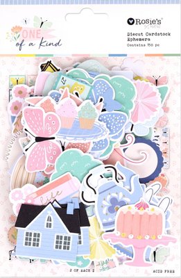 Rosies Studio One of a Kind Cardstock Diecuts - Ephemera (158 Pieces) Image