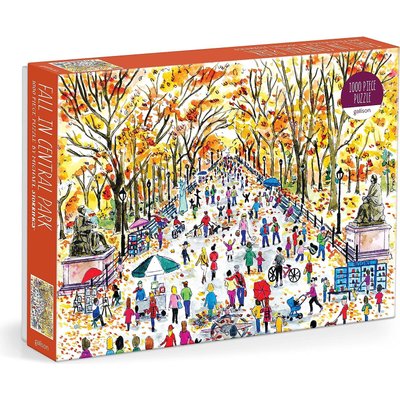 Michael Storrings Fall in Central Park 1000 Piece Puzzle Image