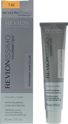 Revlon Revlonissimo Colorsmetique 7.43 Medium Golden Copper Blonde Hair Colour (60ml) Image