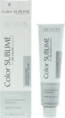 Revlon Color Sublime 8 Light Blonde Hair Colour (75ml) Image