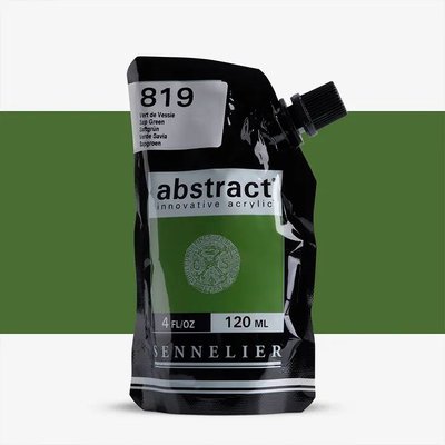 Sennelier Abstract Acrylic Paint - Sap Green (Satin)(120 ml) Image