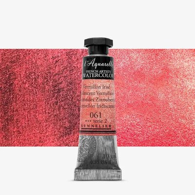 Sennelier L'Aquarelle Watercolour Paint - Iridescent Vermillion (10 ml) Image