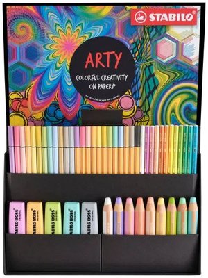 Stabilo Arty 50-Piece Creative Pastel Art Set Image