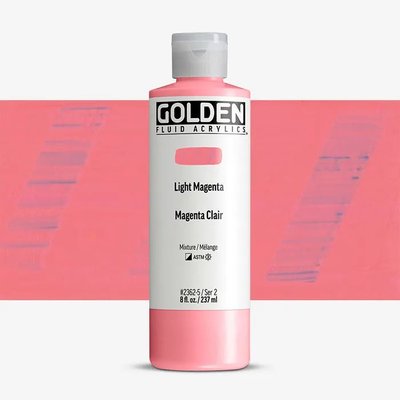 Golden Fluid Acrylic Paint - Light Magenta II (237 ml) Image