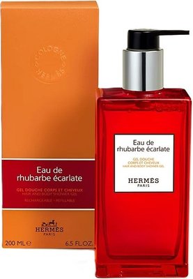 Hermès Eau De Rhubarbe Écarlate Hair and Body Shower Gel (200ml) Image
