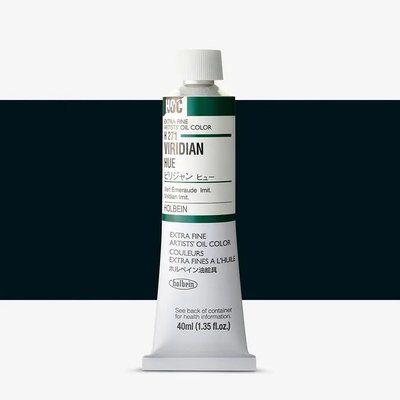 Holbein Artists' Extra Fine Oil Paint - Viridian Hue (40 ml) Image