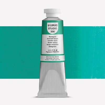 Lukas Studio Oil Paint - Emerald Green (37 ml) Image