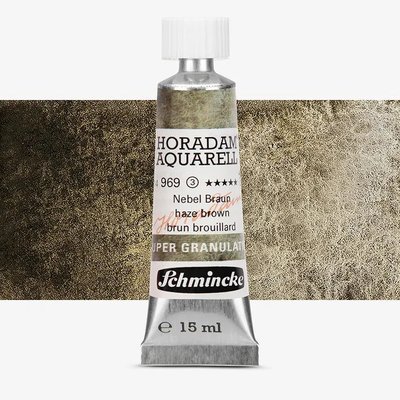 Schmincke Horadam Supergranulation Watercolour Paint - Haze Brown (15 ml) Image