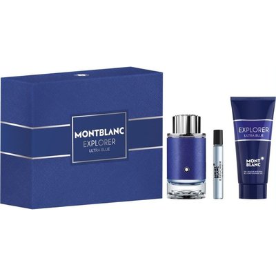 Montblanc Explorer Ultra Blue Gift Set for Him (3 Piece) Image