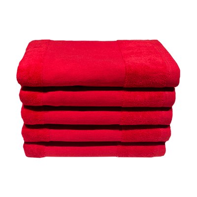 Bunty Plush Velour Premium Golf Towel (Racing Red)(Pack of 120)(450gsm) Image