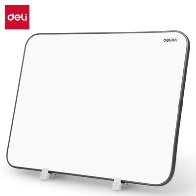 Deli Magnetic Hanging Whiteboard (Black)(300 x 400mm) Image