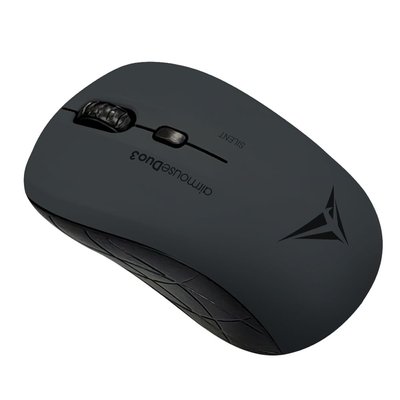 Alcatroz Airmouse Duo 3 Silent Wireless and Bluetooth Mouse (Carbon) Image