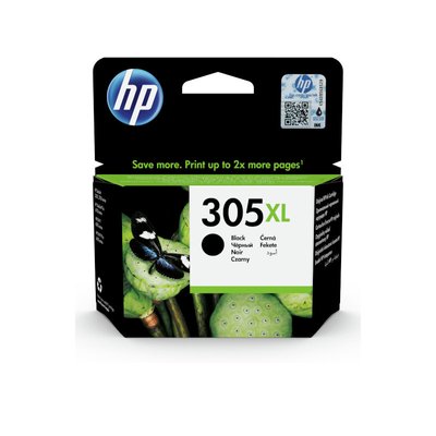 HP 305XL Black Original High Yield Ink Cartridge Image