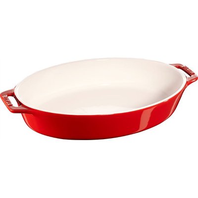 Staub Ceramique Oval Oven Dish (21 x 29cm) (Cherry) Image
