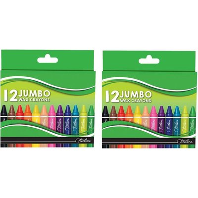 Treeline Jumbo 12 Piece Wax Crayons Image