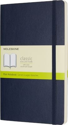 Moleskine Sapphire Blue Extra Large Plain Notebook Soft Image