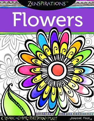 Zenspirations Coloring Book Flowers Image