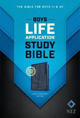 NLT Boys Life Application Study Bible, Blue/Neon/Glow Image
