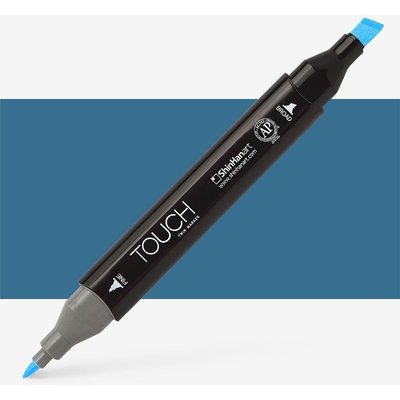 ShinHan Touch Twin Marker Pen (Peacock Blue)(B263) Image