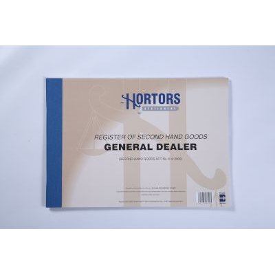 Hortors Registers - Register for General Dealers eg.Pawn Shops etc. Image