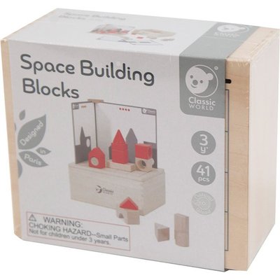 Classic World Building Blocks Space Image