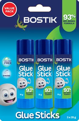 Bostik Glue Stick Value Pack (3 x 25g) Image