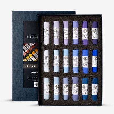 Unison Colour Blue Violet Soft Pastel Set (Set of 18) Image