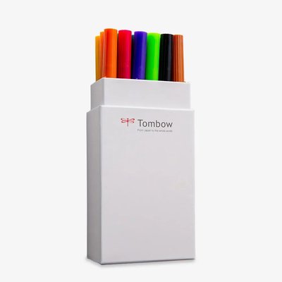 Tombow Art Dual Blendable Brush Pen Set - Primary Colours (Set of 18) Image