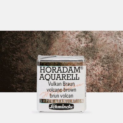 Schmincke Horadam Supergranulation Watercolour - Volcano Brown 915 (Half Pan) Image